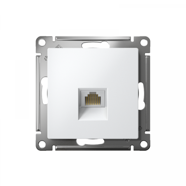 Розетка компьютерная AtlasDesign RJ45 кат.5E механизм лотос SE ATN001383 ТехноИмпульс