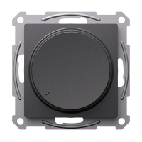 Светорегулятор (диммер) AtlasDesign повор-нажим LED RC 400Вт мех. базальт SE ATN001423 ТехноИмпульс