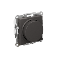 Светорегулятор (диммер) AtlasDesign повор-нажим LED RC 400Вт мех. базальт SE ATN001423 ТехноИмпульс