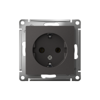 Розетка AtlasDesign 16А с заземл. механизм базальт SE ATN001443 ТехноИмпульс