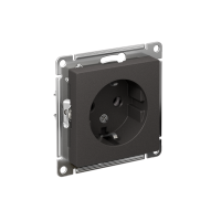 Розетка AtlasDesign 16А с заземл. механизм базальт SE ATN001443 ТехноИмпульс