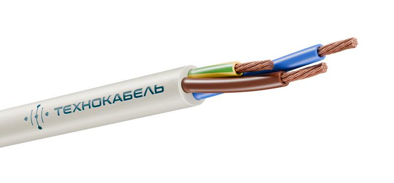 Провод ПВС 3х6 (2х6+1х6) 380В Б (м) Технокабель 00-00148794 ТехноИмпульс