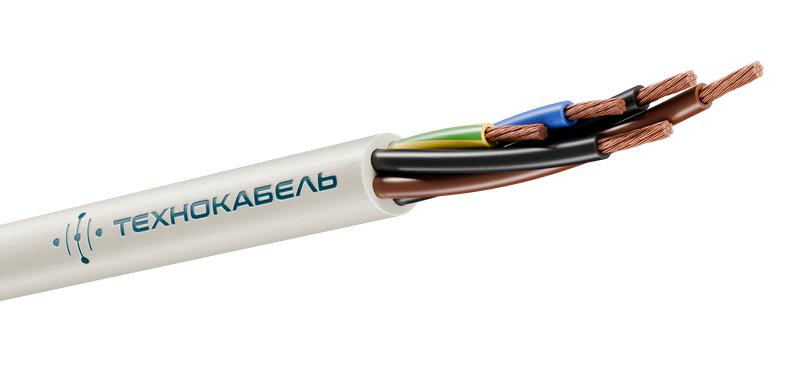 Провод ПВС 5х6 (4х6+1х6) 380В Б (м) Технокабель 00-00148802 ТехноИмпульс