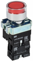 Кнопка LAY5-BW3461 1НО с подсветкой красн. KARAT IEK BBT50-BW-K04 ТехноИмпульс