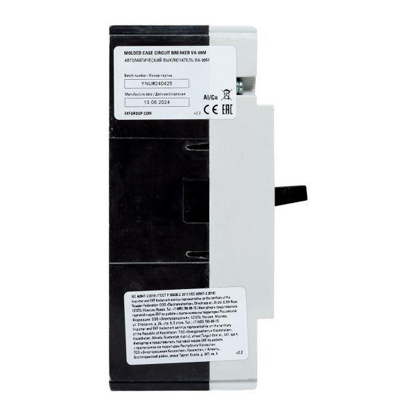 Выключатель автоматический 3п 100/80А 35кА ВА-99М PROxima EKF mccb99-100-80m ТехноИмпульс
