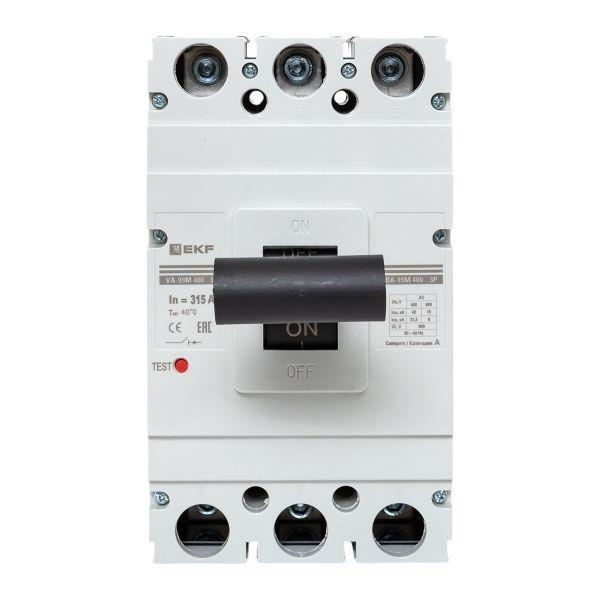 Выключатель автоматический 3п 400/315А 42кА ВА-99М PROxima EKF mccb99-400-315m ТехноИмпульс