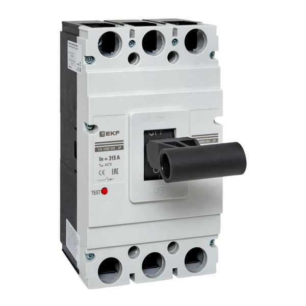 Выключатель автоматический 3п 400/315А 42кА ВА-99М PROxima EKF mccb99-400-315m ТехноИмпульс