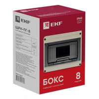 Щит ЩРН-ПГ-8 IP65 EKF Pb65-n-pg-8 ТехноИмпульс