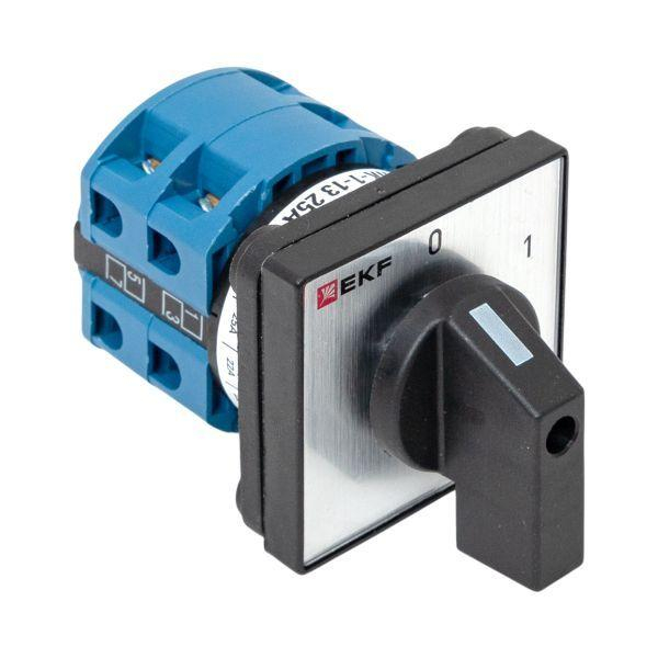 Переключатель кулачковый ПК-1-13 3П 25А "0-1" EKF pk-1-13-25 ТехноИмпульс