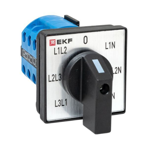 Переключатель кулачковый ПК-1-64 10А для вольтметра EKF pk-1-64-10 ТехноИмпульс