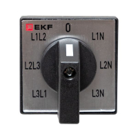 Переключатель кулачковый ПК-1-64 10А для вольтметра EKF pk-1-64-10 ТехноИмпульс