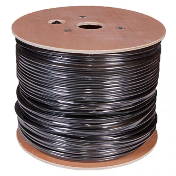 Кабель витая пара SF/UTP кат.5e 4х2х0.51 24AWG solid PE OUTDOOR медь наружн. прокл. черн. (м) Rexant 01-0344 ТехноИмпульс