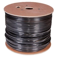Кабель витая пара SF/UTP кат.5e 4х2х0.51 24AWG solid PE OUTDOOR медь наружн. прокл. черн. (м) Rexant 01-0344 ТехноИмпульс