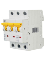 Выключатель автоматический модульный 3п C 63А 6кА ВА47-60M KARAT IEK MVA31-3-063-C ТехноИмпульс