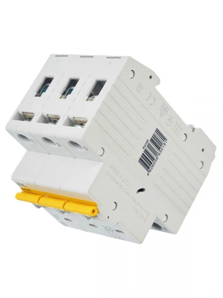 Выключатель автоматический модульный 3п C 16А 6кА ВА47-60M KARAT IEK MVA31-3-016-C ТехноИмпульс