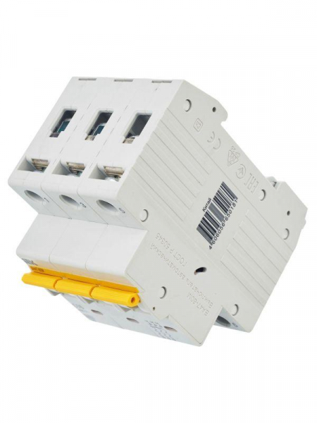 Выключатель автоматический модульный 3п C 16А 6кА ВА47-60M KARAT IEK MVA31-3-016-C ТехноИмпульс