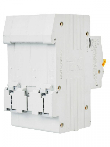 Выключатель автоматический дифференциального тока 2п C 10А 30мА тип AC 4.5кА АД-12 KARAT IEK MAD10-2-010-C-030 ТехноИмпульс