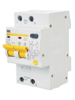 Выключатель автоматический дифференциального тока 2п C 10А 30мА тип AC 4.5кА АД-12 KARAT IEK MAD10-2-010-C-030 ТехноИмпульс