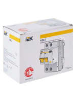 Выключатель автоматический дифференциального тока 2п C 10А 30мА тип AC 4.5кА АД-12 KARAT IEK MAD10-2-010-C-030 ТехноИмпульс