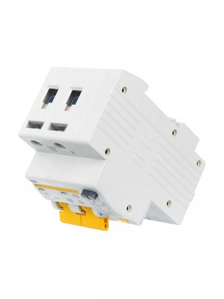 Выключатель автоматический дифференциального тока 2п C 16А 30мА тип AC 4.5кА АД-12 KARAT IEK MAD10-2-016-C-030 ТехноИмпульс