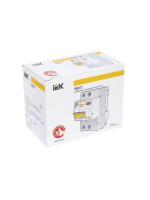 Выключатель автоматический дифференциального тока 2п C 16А 30мА тип AC 4.5кА АД-12 KARAT IEK MAD10-2-016-C-030 ТехноИмпульс