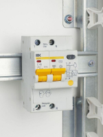 Выключатель автоматический дифференциального тока 2п C 40А 30мА тип AC 4.5кА АД-12 KARAT IEK MAD10-2-040-C-030 ТехноИмпульс