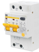 Выключатель автоматический дифференциального тока 2п C 40А 30мА тип AC 4.5кА АД-12 KARAT IEK MAD10-2-040-C-030 ТехноИмпульс