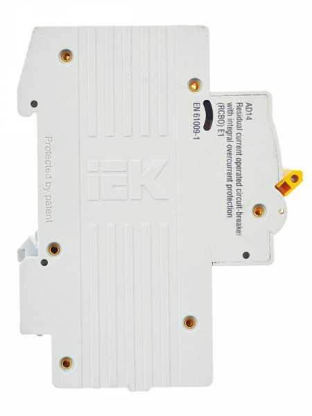 Выключатель автоматический дифференциального тока 4п C 16А 30мА тип AC 4.5кА АД-14 KARAT IEK MAD10-4-016-C-030 ТехноИмпульс