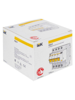 Выключатель автоматический дифференциального тока 4п C 32А 30мА тип AC 4.5кА АД-14 KARAT IEK MAD10-4-032-C-030 ТехноИмпульс