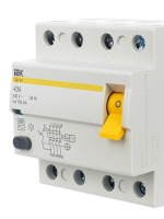 Выключатель дифференциального тока (УЗО) 4п 40А 100мА тип AC ВД1-63 KARAT IEK MDV10-4-040-100 ТехноИмпульс