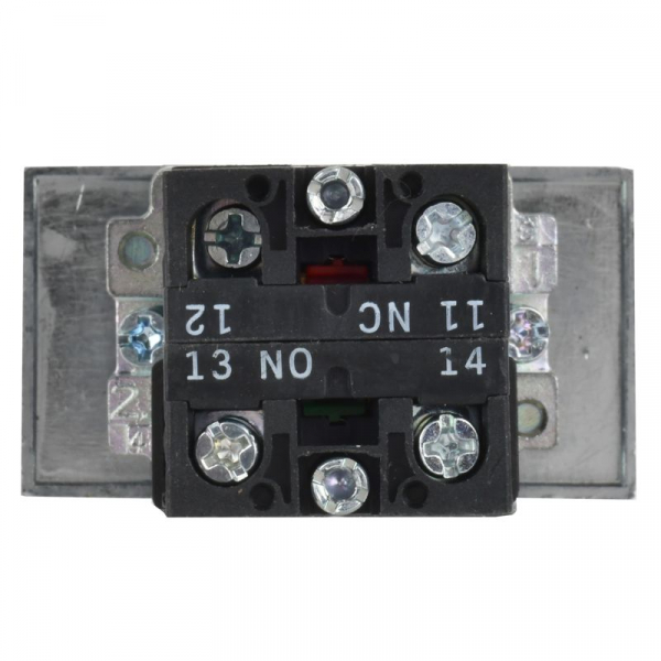 Кнопка LAY5-BW8465 "I-O" 1НО сдвоенная с подсветкой KARAT IEK BBD40-BW-K51 ТехноИмпульс