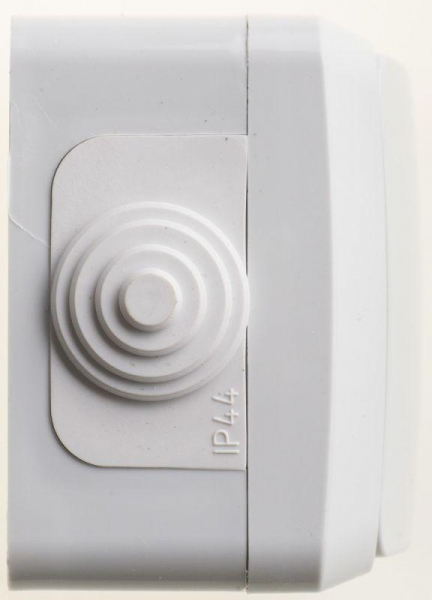 Переключатель проходной 1-кл. ОП Этюд 10А IP44 10AX сер. SE BA10-046C ТехноИмпульс