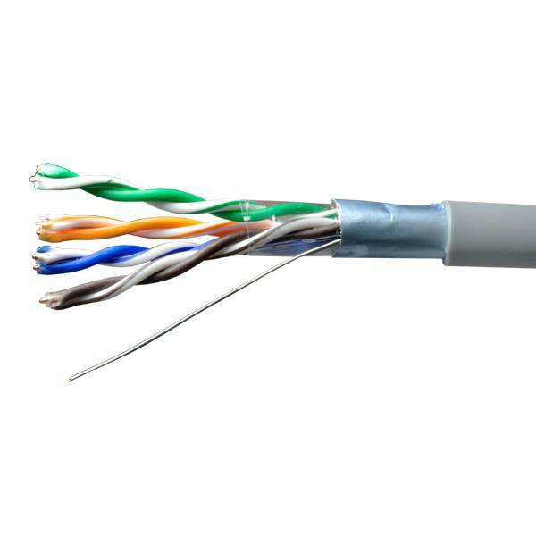 Кабель витая пара F/UTP кат.5E 4х2х24AWG solid Cu PVC Standard сер. (м) SUPRLAN 01-1031-1 ТехноИмпульс