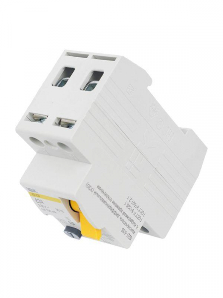 Выключатель дифференциального тока (УЗО) 2п 63А 100мА тип ACS ВД1-63S KARAT IEK MDV12-2-063-100 ТехноИмпульс