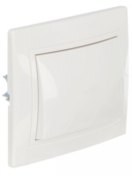 Выключатель 1-кл. СП Кварта 10А IP20 ВС10-1-0-КБ бел. GENERICA EVK10-K01-10-DM ТехноИмпульс