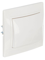 Выключатель 1-кл. СП Кварта 10А IP20 ВС10-1-0-КБ бел. GENERICA EVK10-K01-10-DM ТехноИмпульс