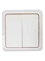 Выключатель 2-кл. ОП Октава 10А IP20 ВС20-2-0-ОБ 250В бел. GENERICA EVO20-K01-10-DC ТехноИмпульс