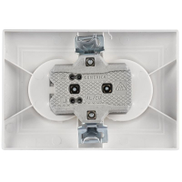 Розетка 2-м СП Кварта 10А IP20 без заземл. без защ. шторок бел. GENERICA ERK23-K01-10-DM ТехноИмпульс