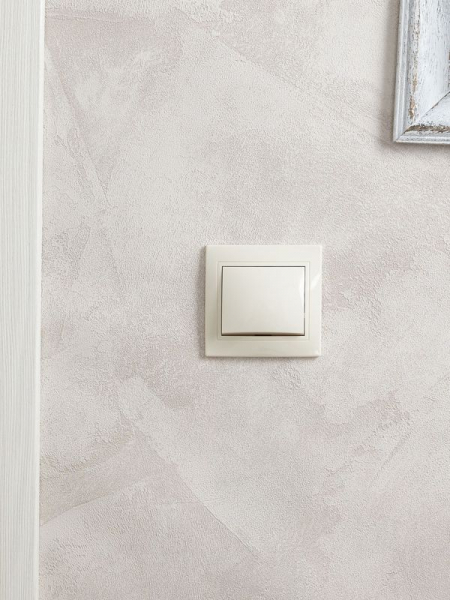 Выключатель 1-кл. СП Кварта 10А IP20 ВС10-1-0-ККм крем. GENERICA EVK10-K33-10-DM ТехноИмпульс