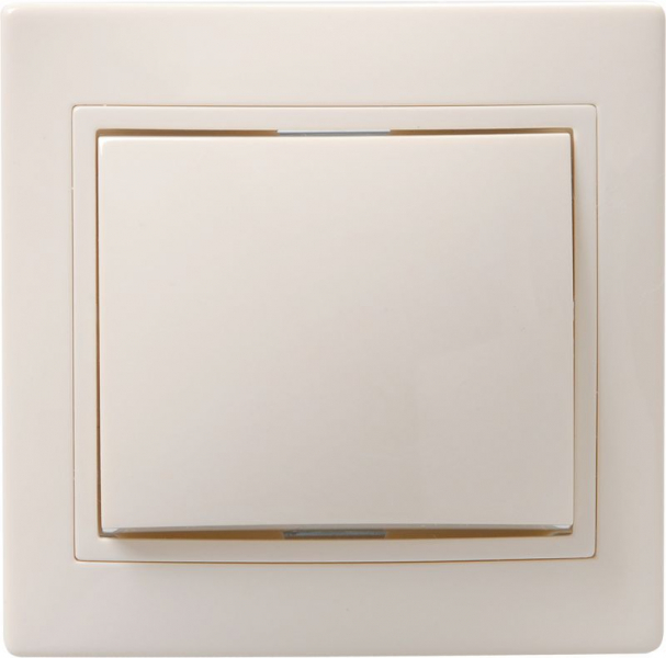 Выключатель 1-кл. СП Кварта 10А IP20 ВС10-1-0-ККм крем. GENERICA EVK10-K33-10-DM ТехноИмпульс