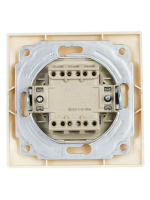 Выключатель 1-кл. СП Кварта 10А IP20 ВС10-1-0-ККм крем. GENERICA EVK10-K33-10-DM ТехноИмпульс