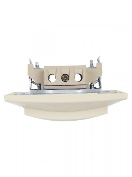 Выключатель 1-кл. СП Кварта 10А IP20 ВС10-1-1-ККм с индикацией крем. GENERICA EVK11-K33-10-DM ТехноИмпульс