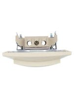 Выключатель 1-кл. СП Кварта 10А IP20 ВС10-1-1-ККм с индикацией крем. GENERICA EVK11-K33-10-DM ТехноИмпульс