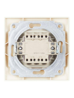 Выключатель 1-кл. СП Кварта 10А IP20 ВС10-1-1-ККм с индикацией крем. GENERICA EVK11-K33-10-DM ТехноИмпульс