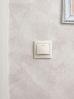 Выключатель 1-кл. СП Кварта 10А IP20 ВС10-1-1-ККм с индикацией крем. GENERICA EVK11-K33-10-DM ТехноИмпульс