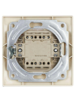 Выключатель 2-кл. СП Кварта 10А IP20 ВС10-2-0-ККм крем. GENERICA EVK20-K33-10-DM ТехноИмпульс