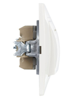 Выключатель 2-кл. СП Кварта 10А IP20 ВС10-2-1-КБ с индикацией бел. GENERICA EVK21-K01-10-DM ТехноИмпульс