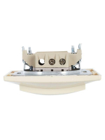 Переключатель проходной 1-кл. СП Кварта 10А IP20 ВСп10-1-0-ККм крем. GENERICA EVK12-K33-10-DM ТехноИмпульс