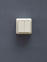 Выключатель 2-кл. ОП Октава 10А IP20 ВС20-2-0-ОКм крем. GENERICA EVO20-K33-10-DC ТехноИмпульс