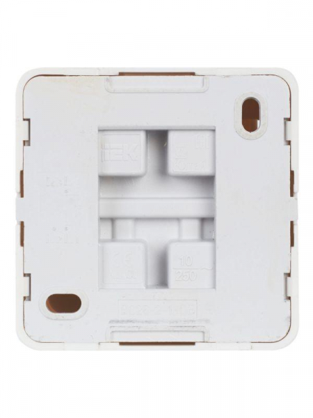 Выключатель 2-кл. ОП Октава 10А IP20 ВС20-2-1-ОБ с индикацией бел. GENERICA EVO21-K01-10-DC ТехноИмпульс